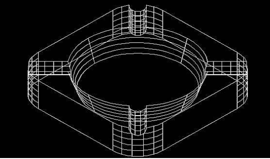 CAD如何画烟灰缸