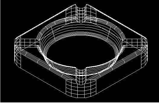 CAD如何画烟灰缸