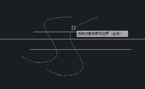 CAD快速删除相交线的方法