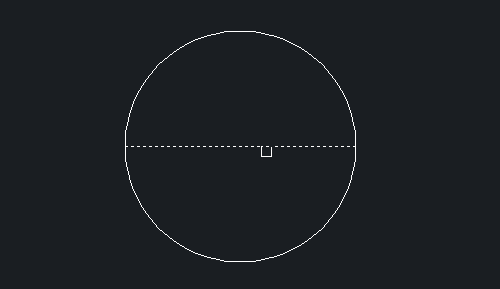 CAD绘制半圆的方法
