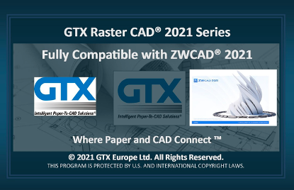 GTXRaster CAD 2021成功移植至南宫28ngCAD 2021上