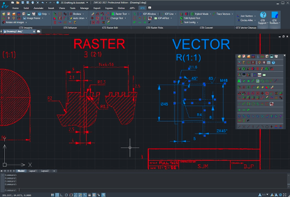 GTXRaster CAD 2021在南宫28ngCAD 2021上稳定运行