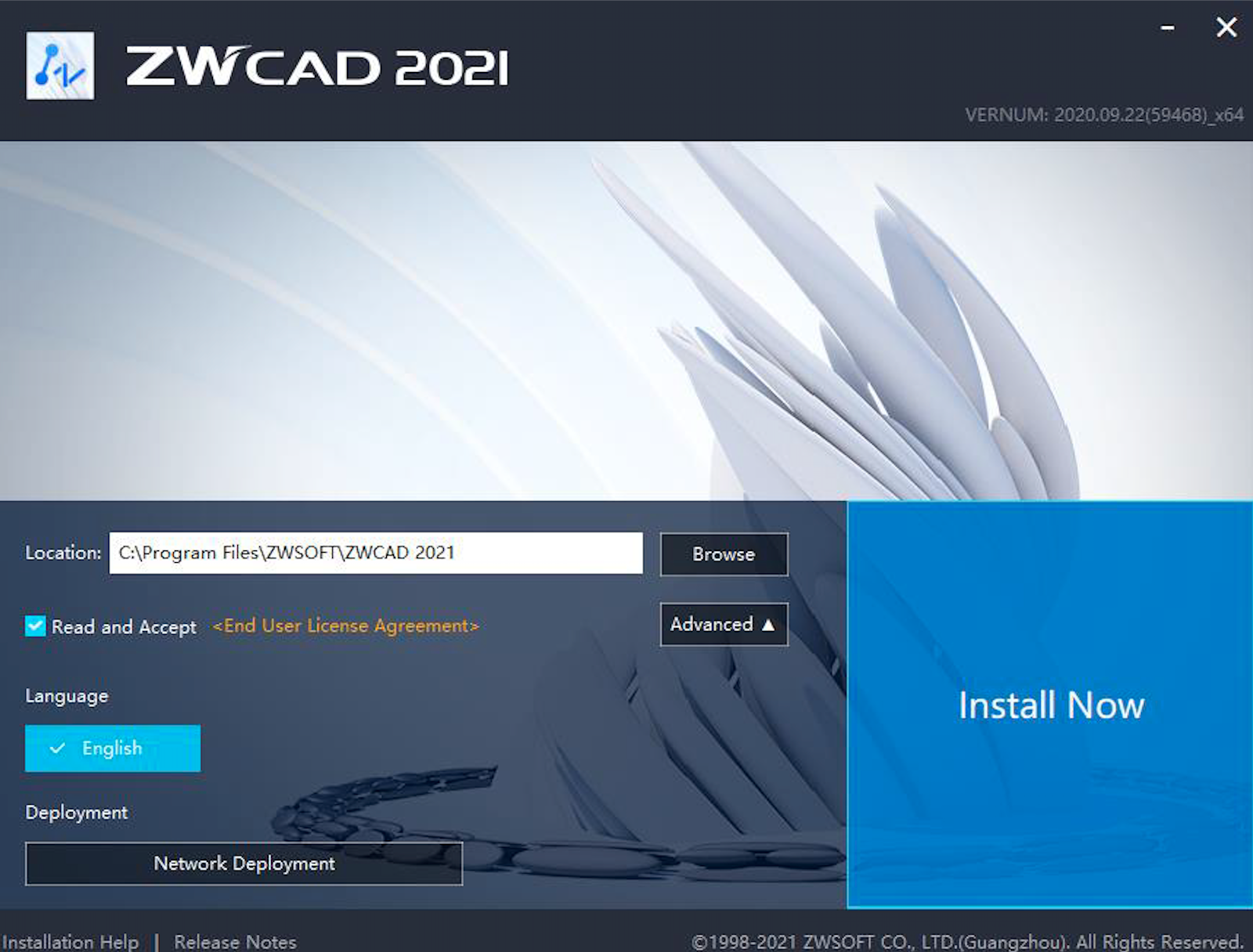 南宫28ngCAD 2021安装过程截图