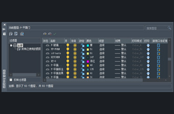 图层特性管理器面板化