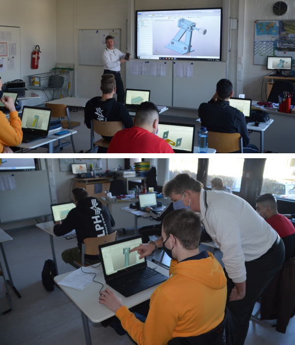 Figure 3. Mr. Harting teaching with ZW3D at KBK Bethel.jpg