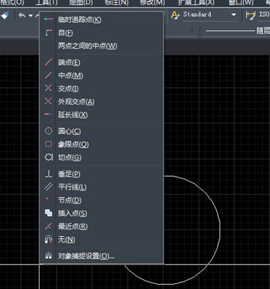 CAD圆的切线如何绘制