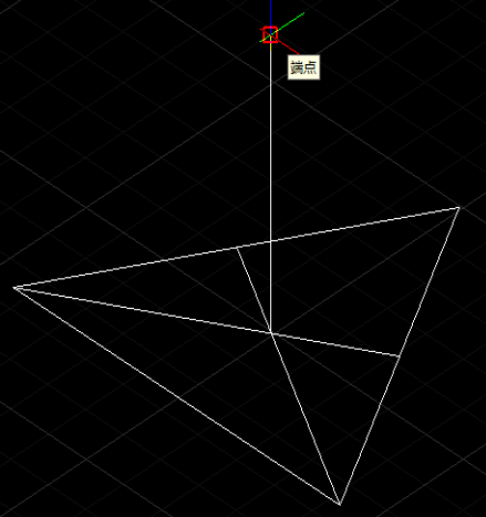 如何用CAD画正三棱锥