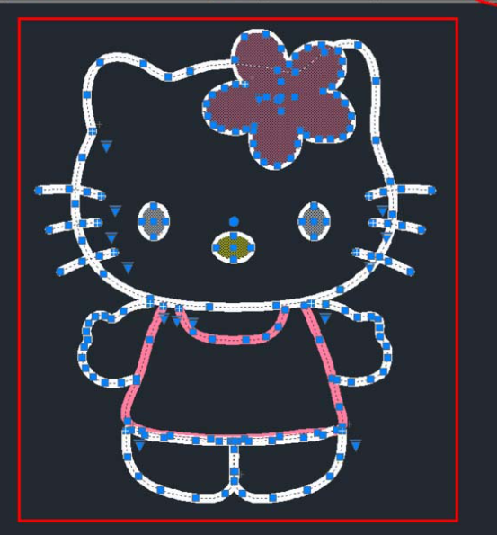 如何使用CAD画Hello Kitty？