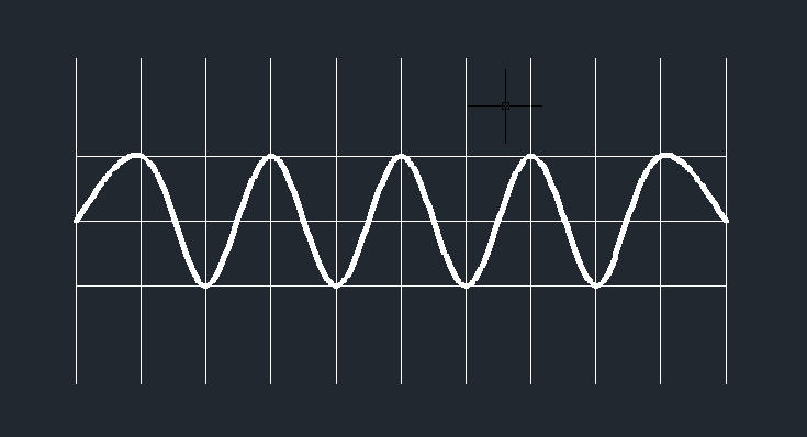 CAD绘制正弦曲线的方法教程