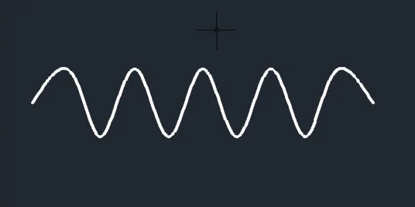 CAD绘制正弦曲线的方法教程
