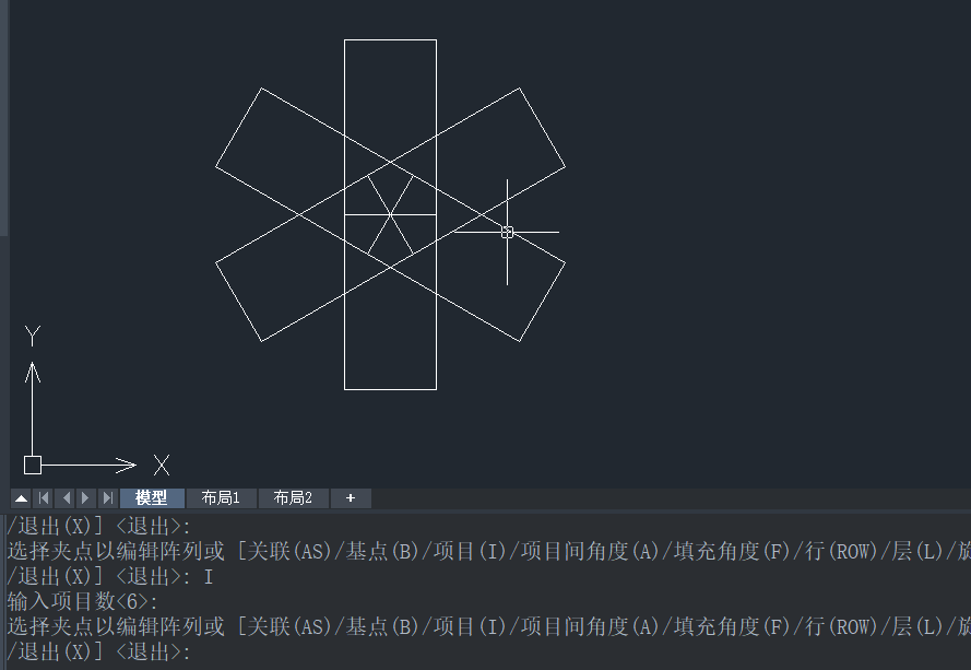 CAD环形阵列的使用