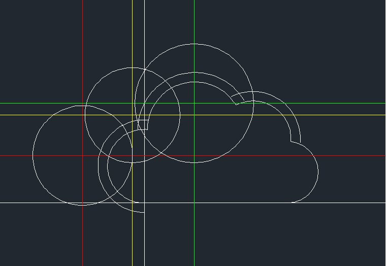 怎么用CAD画出云端图标