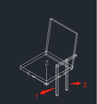 CAD三维图形绘制之椅子