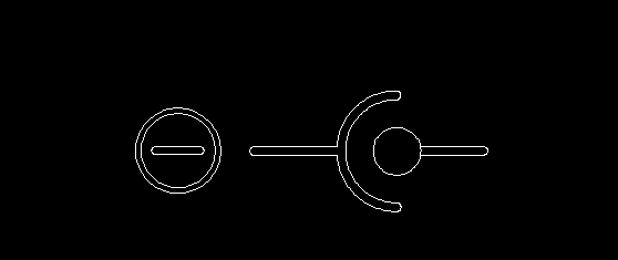 CAD中怎么画接头极性符号