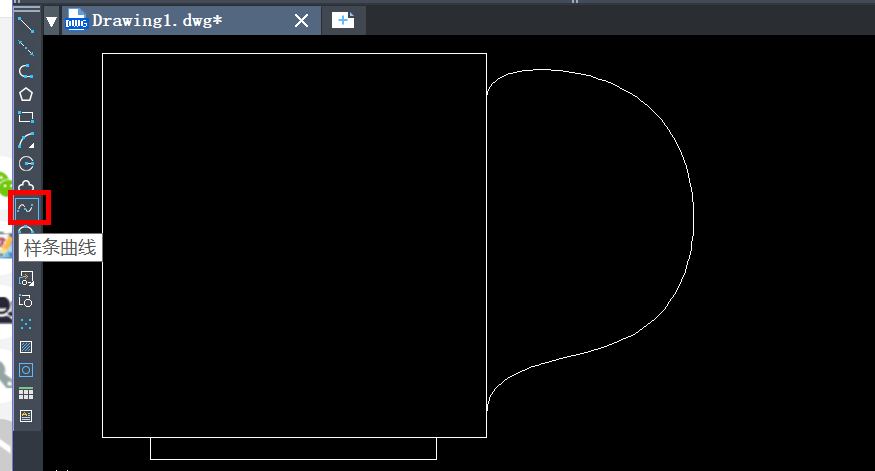 CAD画一个咖啡杯