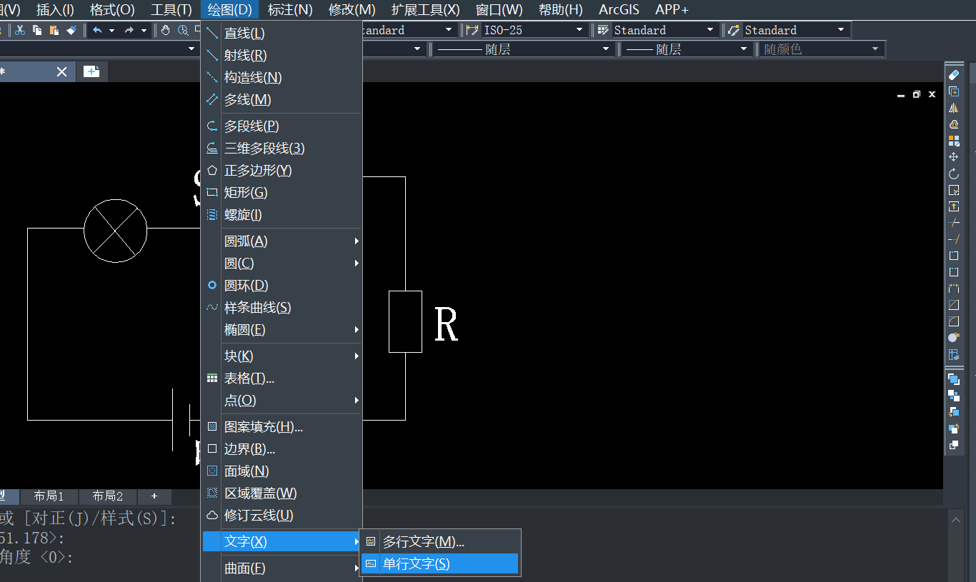 CAD简易的接线图怎么做