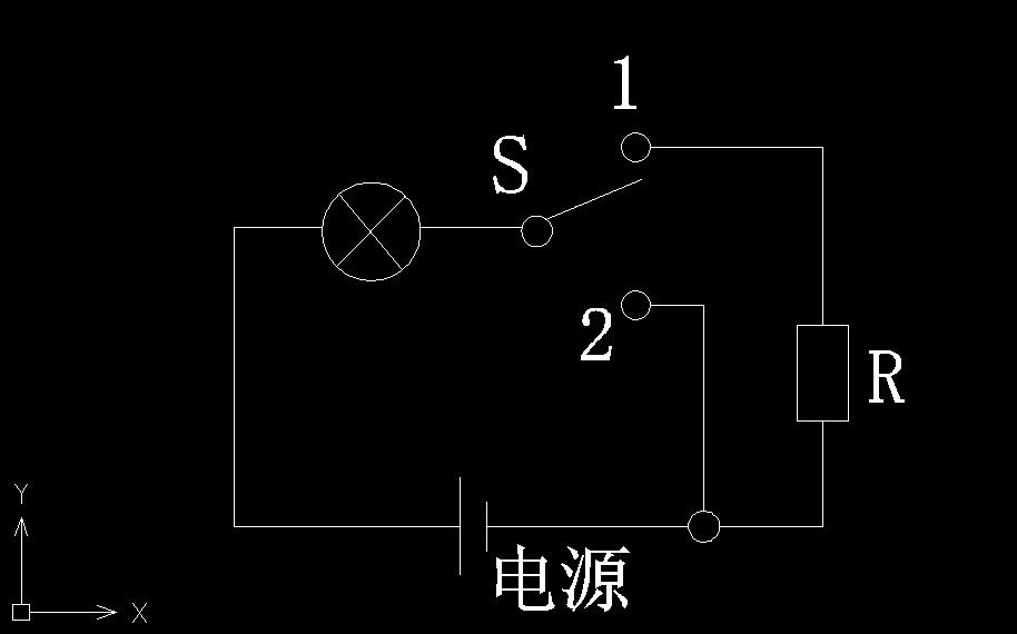 CAD简易的接线图怎么做