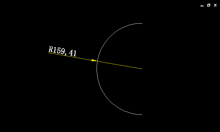 如何标注CAD中的半圆