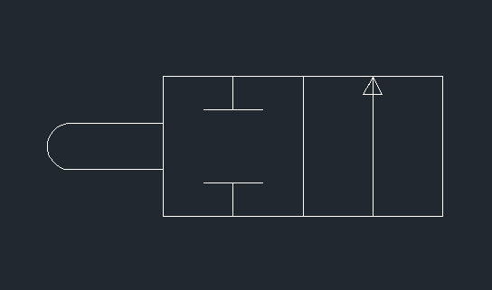 CAD绘图教程之机械式二位阀