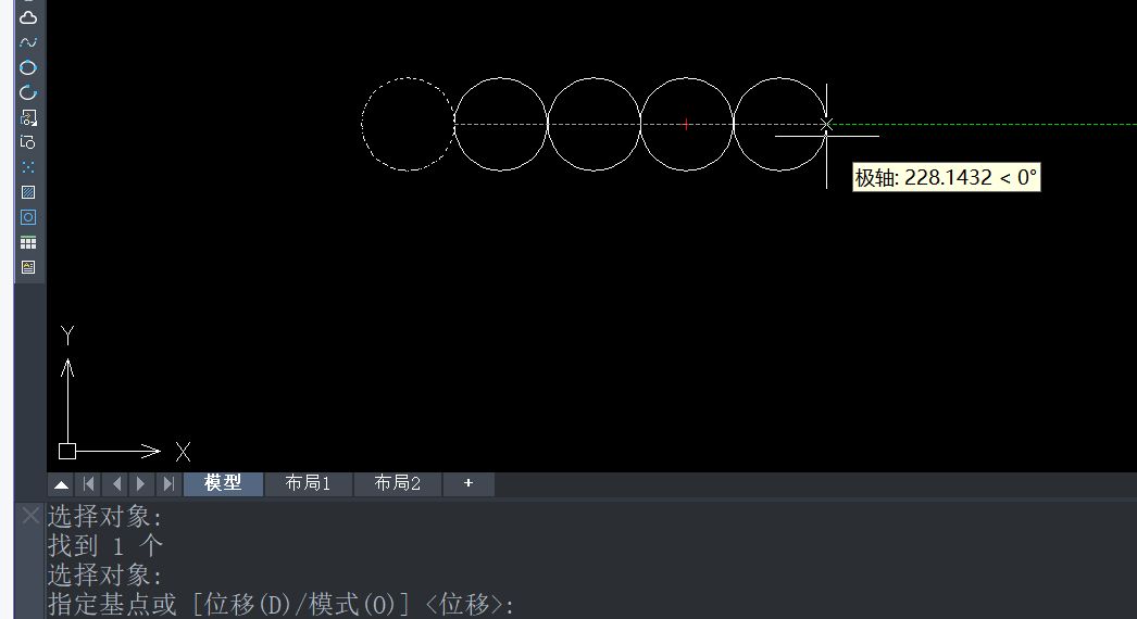 用CAD画钢管侧面图