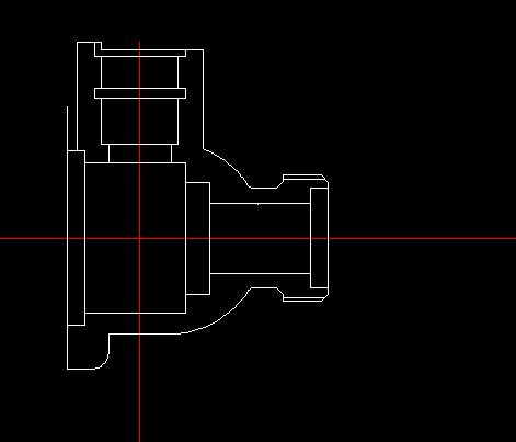 CAD转阀剖视图的制作方法