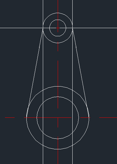 CAD曲柄的制图方法