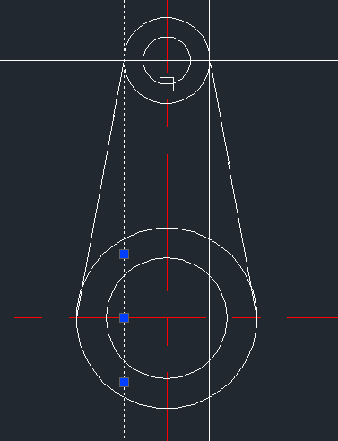 CAD曲柄的制图方法
