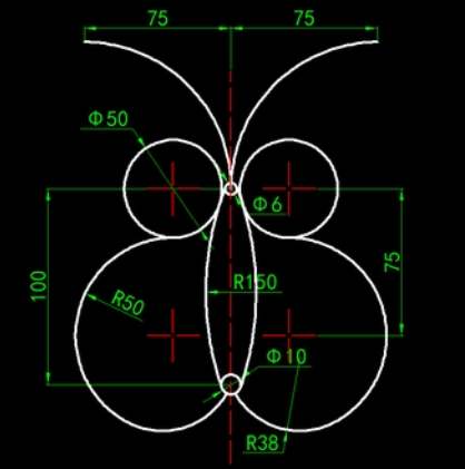 怎样用CAD画蝴蝶？