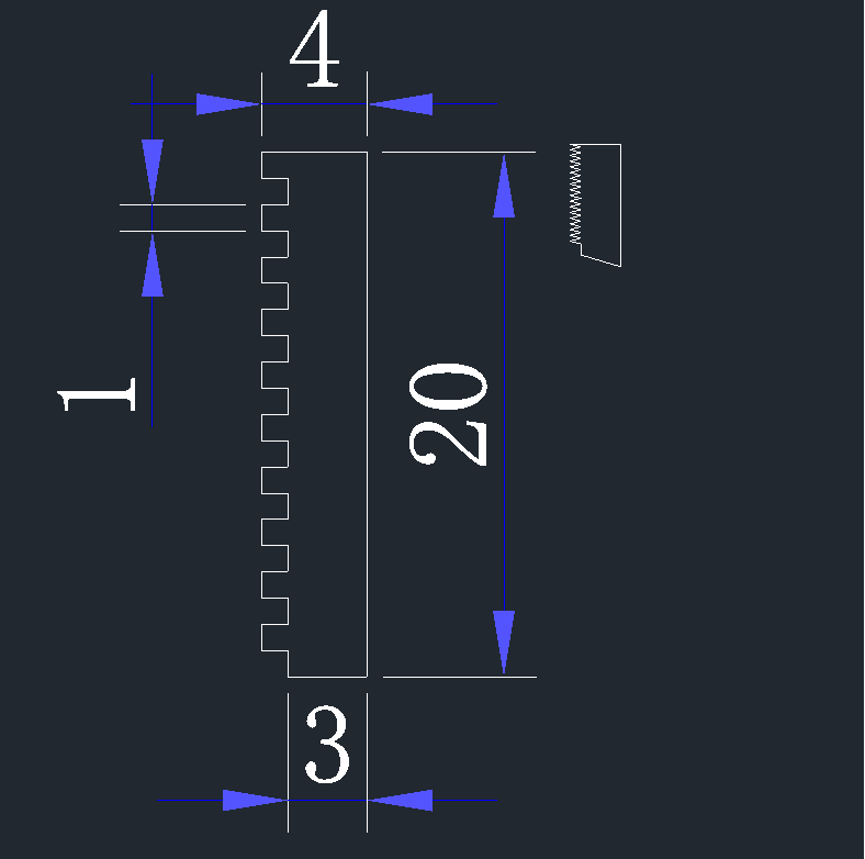 用CAD建模千斤顶的螺套零件