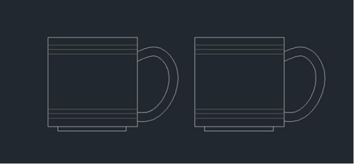 用CAD怎么画咖啡杯?