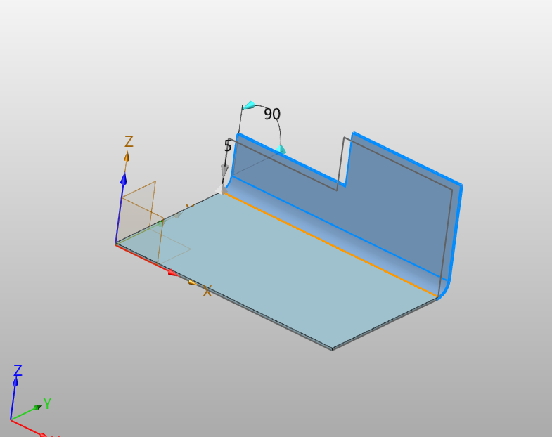 3D建模软件利用草图更改凸缘轮廓的方法