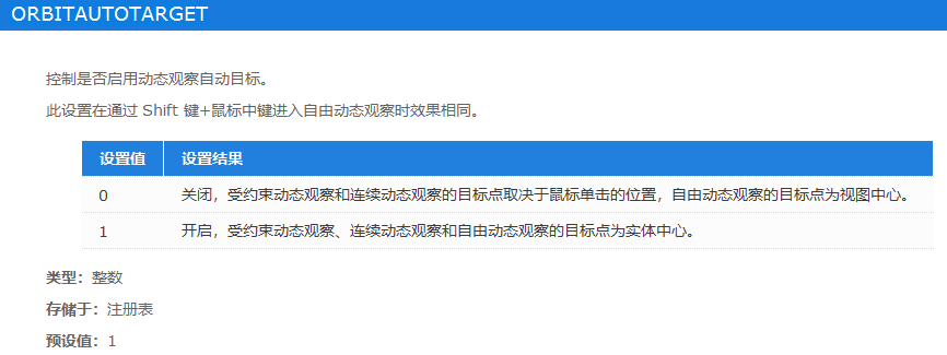 设置CAD的动态观察中心点的方法