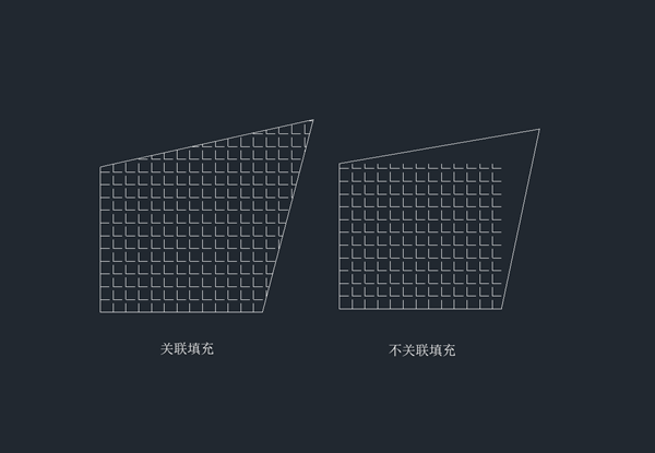 CAD如何创建不关联填充