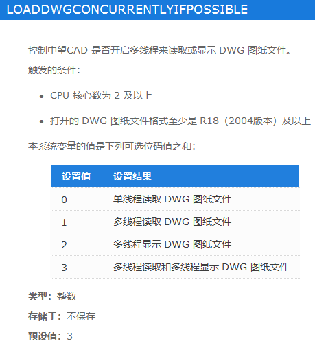CAD怎么设置多线程读取