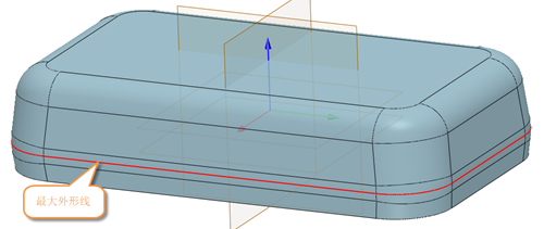 三维建模软件怎么创建产品最大外形线